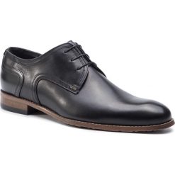 Półbuty KAZAR - Brais 37170-01-00 Black. Czarne buty wizytowe męskie Kazar, na co dzień, bez wzorów, ze skóry, eleganckie, bez zapięcia. W wyprzedaży za 329,00 zł.