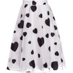 J.CREW FLOATING HEARTS Spódnica trapezowa white. Białe spódniczki trapezowe J.CREW, z materiału. W wyprzedaży za 538,30 zł.