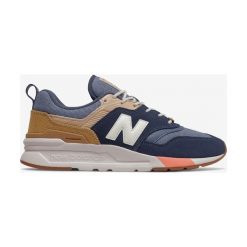New Balance 997 Tenisówki Niebieski. Niebieskie trampki męskie New Balance, bez wzorów, ze skóry, bez zapięcia. Za 464,95 zł.
