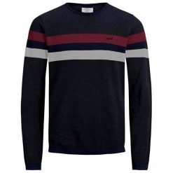 Jack&Jones Męska Sweter Jorlabour Knit Crew Neck Dark Grey Melange (Rozmiar S). Szare swetry klasyczne męskie marki Jack&Jones, s, z materiału. W wyprzedaży za 159,00 zł.