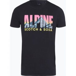 Scotch & Soda - T-shirt męski, szary. Szare t-shirty męskie z nadrukiem marki Scotch & Soda, l, z bawełny, z kapturem. Za 129,95 zł.