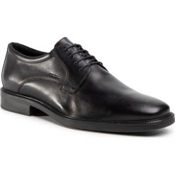 Półbuty GEOX - U Brandolf B U024VB 00043 C9999 Black. Czarne buty wizytowe męskie Geox, ze skóry ekologicznej, bez zapięcia. Za 349,00 zł.