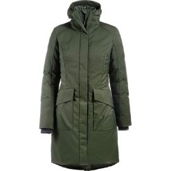 Płaszcz funkcyjny w kolorze ciemnozielonym. Zielone kurtki damskie SCHECK - Outdoor Basics, na zimę, s, bez wzorów, bez kaptura. W wyprzedaży za 257,95 zł.