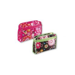 Kosmetyczki damskie: TOP CHOICE Kosmetyczka damska Flower z kieszonką (92695)