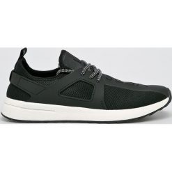 Versace Jeans - Buty. Czarne buty sportowe męskie Versace Jeans, z jeansu, bez zapięcia. W wyprzedaży za 399,90 zł.