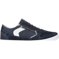Półbuty GEOX U BOX. Niebieskie derby męskie Geox, ze skóry. Za 209,90 zł.