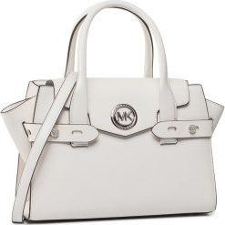 Torebka MICHAEL MICHAEL KORS - Carmen 30S0SNMS0L Optic White. Białe torebki klasyczne damskie MICHAEL Michael Kors, bez wzorów, ze skóry, klasyczne, bez dodatków. Za 1629,00 zł.