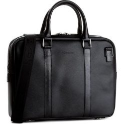 Torba na laptopa KAZAR - 28268-16-00 Czarny. Czarne torby na laptopa Kazar, w paski, ze skóry, z tłoczeniem. W wyprzedaży za 479,00 zł.