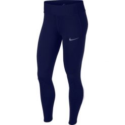 Legginsy Nike Epic Lux Tights W Niebieskie. Niebieskie spodnie damskie marki Nike, bez wzorów, do biegania, dri-fit (nike). Za 299,99 zł.