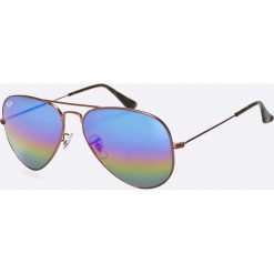 Ray-Ban - Okulary Aviator Large Metal. Żółte okulary przeciwsłoneczne damskie . W wyprzedaży za 429,90 zł.