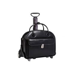 Torba na laptopa MCKLEIN Glen Ellyn 15.6 cali Czarny. Czarne torby na laptopa Mcklein, bez wzorów, eleganckie. Za 1320,99 zł.
