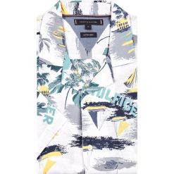 Koszula TOMMY HILFIGER Hawaian Print MW0MW13699. Koszule męskie TOMMY HILFIGER, m, bez wzorów, z bawełny, casualowe, bez kołnierzyka, bez rękawów. Za 399,00 zł.