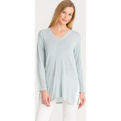 SWETER CANALE Weekend Max Mara. Niebieskie bluzki damskie Weekend Max Mara, s, bez wzorów, z wiskozy, bez rękawów, bez kaptura. Za 395,00 zł.