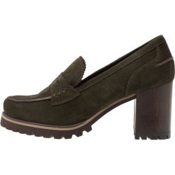 Weekend Czółenka na platformie prestige bosque. Zielone buty ślubne damskie marki Weekend, ze skóry, na platformie. Za 589,00 zł.