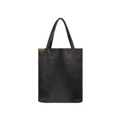 Shopper bag XL czarna teksturowana torba na zamek. Czarne torby damskie na zakupy marki Hairoo, w paski. Za 170,00 zł.