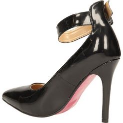 CZÓŁENKA CASU PA174. Czarne buty ślubne damskie Casu, na koturnie. Za 64,99 zł.