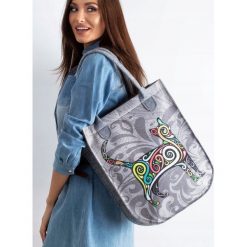 TOREBKA TORBA NA ZAKUPY EKO SHOPPER BAG POLIESTER. Torby damskie na zakupy LORENTI, bez wzorów, z poliesteru, biznesowe, na ramię, bez dodatków. Za 79,90 zł.