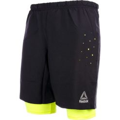 Spodenki i szorty męskie: spodenki do biegania męskie REEBOK ONE SERIES 2-1 SHORT / BK7347