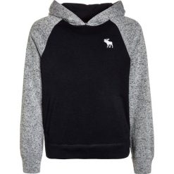 Bluzy chłopięce: Abercrombie & Fitch RAGLAN Bluza z kapturem navy/light grey