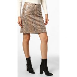 Marc Cain Collections - Spódnica damska, beżowy. Brązowe spódniczki damskie Marc Cain Collections, z nadrukiem, z materiału. Za 759,95 zł.