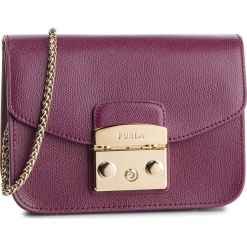 Torebka FURLA - Metropolis 993859 B BGZ7 ARE Amaranto f. Fioletowe torebki klasyczne damskie marki Furla, ze skóry. Za 1125,00 zł.