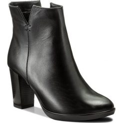 Botki SERGIO BARDI - Palestrina FW127272917LM 101. Czarne botki damskie na obcasie Sergio Bardi, ze skóry. W wyprzedaży za 229,00 zł.