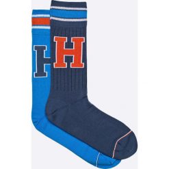 Tommy Hilfiger - Skarpety TH Patch (2-pack). Białe skarpetki męskie TOMMY HILFIGER, bez wzorów, z elastanu. W wyprzedaży za 47,90 zł.