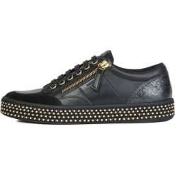 Geox tenisówki damskie Leelu D94FFE 08554 37.0 czarny. Czarne trampki i tenisówki damskie Geox, bez wzorów, na zamek. Za 479,00 zł.