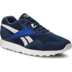 Buty Reebok - Rapide Mu CN5909 Navy/Skull Grey/Blu/Chalk. Niebieskie buty sportowe męskie Reebok, na co dzień, bez wzorów, ze skóry ekologicznej, bez zapięcia. W wyprzedaży za 229,00 zł.