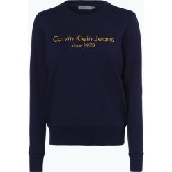Bluzy damskie: Calvin Klein Jeans - Damska bluza nierozpinana, niebieski