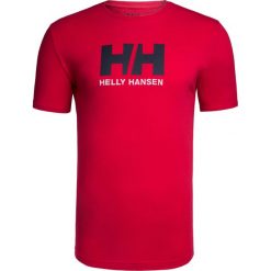 T-shirt HELLY HANSEN HH LOGO Czerwony. Czerwone t-shirty męskie marki Helly Hansen, bez wzorów, z bawełny, z okrągłym kołnierzem. W wyprzedaży za 112,00 zł.