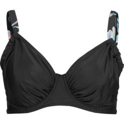 Biustonosz bikini na fiszbinach bonprix czarny. Czarne stroje kąpielowe damskie bonprix, bez wzorów. Za 64,99 zł.