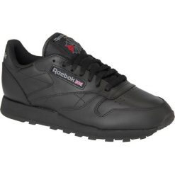 Reebok Classic Lthr 2267 44,5 Czarne. Czarne buty sportowe męskie marki Reebok, ze skóry, reebok classic. W wyprzedaży za 289,99 zł.