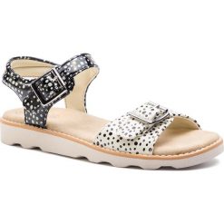 Sandały CLARKS - Crown Bloom K 261412676 Black Interest. Czarne sandały dziewczęce Clarks. W wyprzedaży za 159,00 zł.