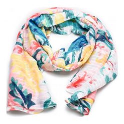 Desigual Chusta Damska Born Wielokolorowa. Szare chusty damskie Desigual. W wyprzedaży za 119,00 zł.