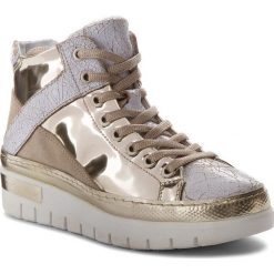 Sneakersy KHRIO - 181K7300CRRFSLX Bianco/Platino/Visone. Żółte sneakersy damskie marki Khrio, z materiału. W wyprzedaży za 389,00 zł.