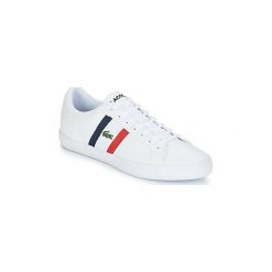 Buty Lacoste LEROND 119 3. Białe trampki męskie Lacoste, bez wzorów, bez zapięcia. Za 419,00 zł.