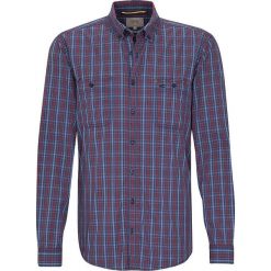 Koszula "Joe" - Regular fit - w kolorze niebiesko-czerwonym. Niebieskie koszule męskie Camel Active, m, w kratkę, z bawełny, button down, bez rękawów. W wyprzedaży za 87,95 zł.