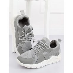 Buty sportowe szare LA18P GREY. Szare buty sportowe damskie obuwie damskie, z tkaniny. Za 82,62 zł.