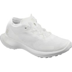 Salomon Sense Feel Tenisówki Biały. Białe trampki i tenisówki damskie Salomon, bez wzorów, z materiału, bez zapięcia. Za 395,95 zł.
