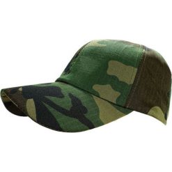Czapka z Daszkiem, MORO, Męska, Wojskowa, Zielono-Brązowa, Pako Jeans CPAPJNSDASZEK50302. Żółte czapki męskie w paski, z jeansu, militarne. Za 14,90 zł.