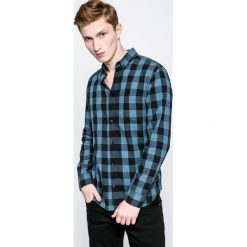 Produkt by Jack & Jones - Koszula. Niebieskie koszule męskie PRODUKT by Jack & Jones, xl, bez wzorów, z bawełny, casualowe, button down, z długim rękawem. W wyprzedaży za 49,90 zł.