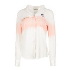 Desigual Koszula Damska Lana L Kremowy. Białe koszule damskie Desigual, l, bez wzorów, z materiału, bez kołnierzyka, bez rękawów. W wyprzedaży za 314,00 zł.