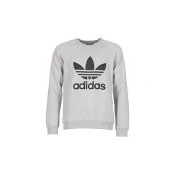 Bluzy adidas TREFOIL CREW. Szare bluzy męskie Adidas, xxl, bez wzorów, bez kołnierzyka, bez rękawów, bez kaptura. Za 178,29 zł.