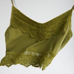 Top z bawełny organicznej - Zielony. Zielone topy damskie Reserved, s, bez wzorów, z bawełny, bez kołnierzyka. Za 29,99 zł.