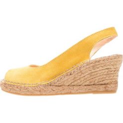 Sandały damskie: Fred de la Bretoniere Sandały na platformie mustard yellow