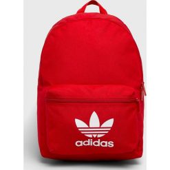 Adidas Originals - Plecak. Czerwone plecaki męskie adidas Originals, w paski, z poliesteru. Za 129,90 zł.