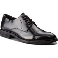 Półbuty CALVIN KLEIN BLACK LABEL - Carnell F1360 Black. Czarne półbuty męskie marki Calvin Klein Black Label, ze skóry ekologicznej. Za 719,00 zł.