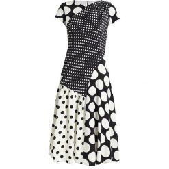 Sukienki: Finery London HALDANE POLKADOT PANELLED DRESS Sukienka letnia black/ivory