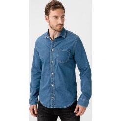 Pepe Jeans Portland Koszula Niebieski. Niebieskie koszule męskie Pepe Jeans, xl, bez wzorów, z elastanu, bez kołnierzyka, z długim rękawem. Za 438,95 zł.